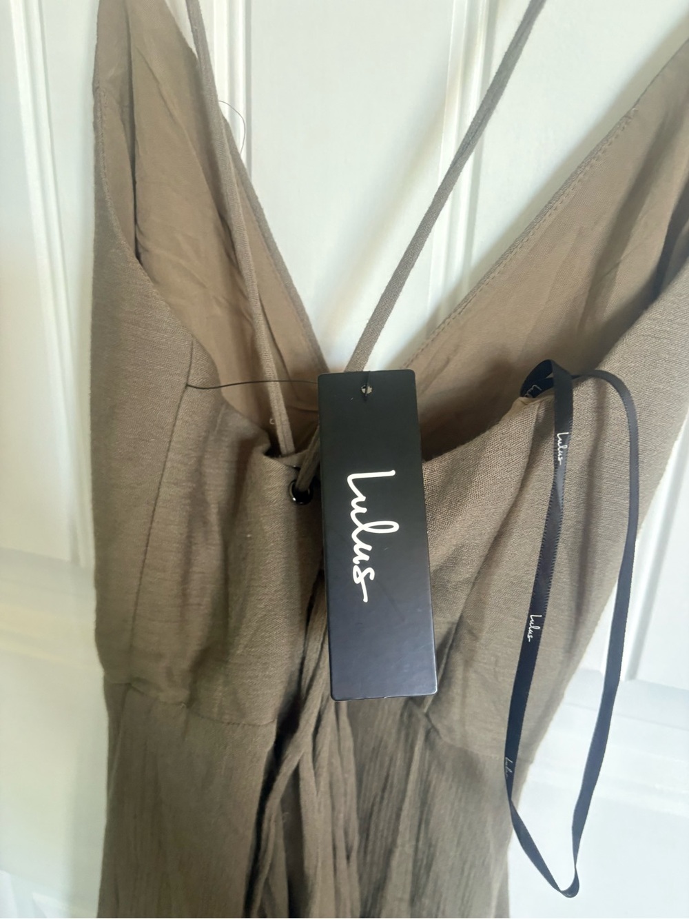 Lulus Ruched Maxi Dress – Size XS | Soft‑Glam Goddess Summer | Boho - Picture 7 of 9